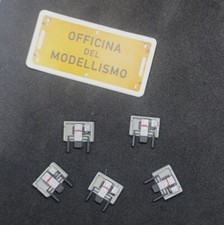 5 Casse Scambio Scala H0 In Resina 3d Verniciate