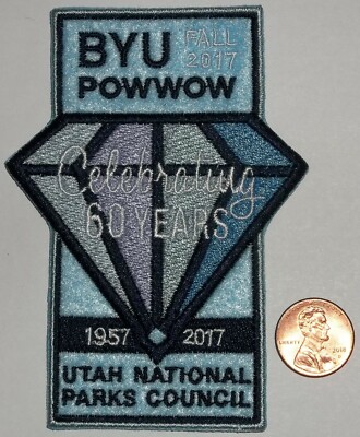 BSA BOY SCOUT OA 508 UTAH NATIONAL PARKS 1957-2017 60 YR FALL BYU POW WOW PATCH