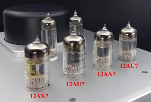 HiFi Tube Preamplifier Preamp Stereo Audio 12AU7*2 12AX7*2 6Z4*2 Vacuum Tube - Bild 8 von 15