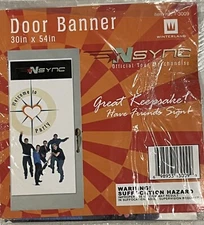 NSYNC Party Goods Door Banner Justin Timberlake JC Chris Joey Lance NEW