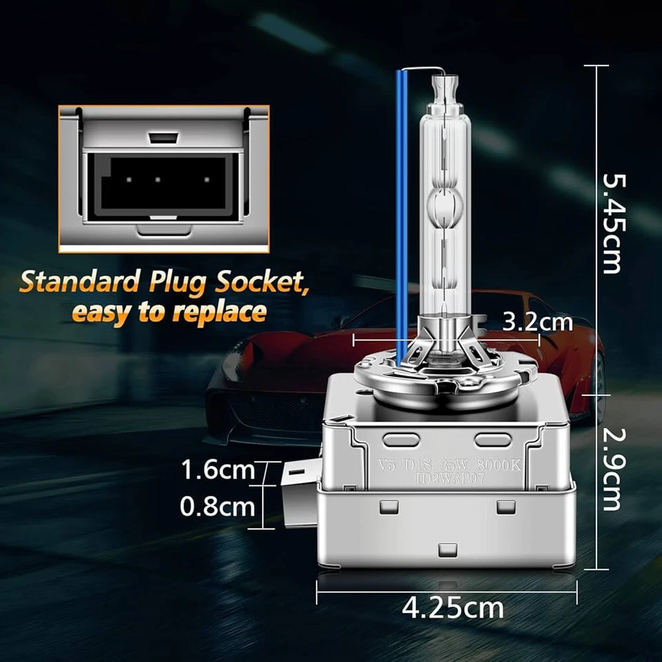 Faros de xenón HID de repuesto para Hyundai Genesis G90 2017 2018 2019 D1S Foto 3 de 4