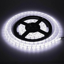 16ft Super Bright 5630 6000k Daylight White Led Strip Lights 12v 6a Power Supply