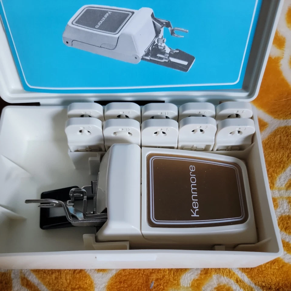 Kenmore Buttonholer Attachment Model # 6736 w Instruction Booklet Vintage - Image 2 of 4