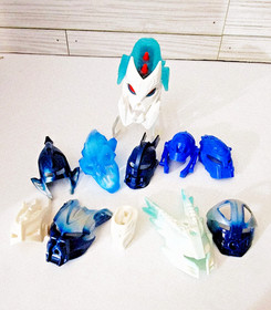 Lego Bionicle Blue Face Head Masks Lot Assorted Incomplete Replacement Parts