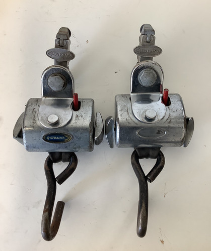 2X Q'STRAINT DELUXE RETRACTOR Q8-6200 QRT WHEELCHAIR TIE DOWN STRAP L-TRACK