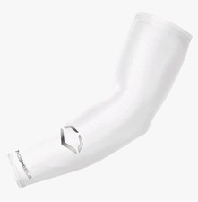 Manga de brazo de compresión Evoshield de béisbol y softbol - Talla S/M - Color BLANCO
