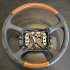 1998-2002 Chevrolet GMC Cadillac  Leather Wood Grain Steering Wheel