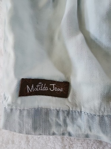 Matilda Jane Girls Chambray Blue Dress Size 6 Preowned - Picture 6 of 6