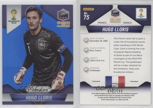 2014 Panini Prizm World Cup Blue Prizm /199 Hugo Lloris #75