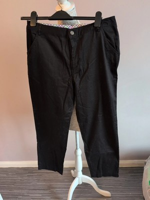 Caroline Charles Black Trousers Size 14