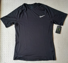 Image of Nike Pro Compression Shirt Short Sleeve BLACK Men’s Size XXL NWT