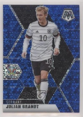2021 Panini Mosaic UEFA Euro 2020 Blue Circles Prizm 1/99 Julian Brandt #128 n0c