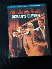 Ocean's Eleven DVD (2001) Full Screen - George Clooney, Brad Pitt, Matt Damon