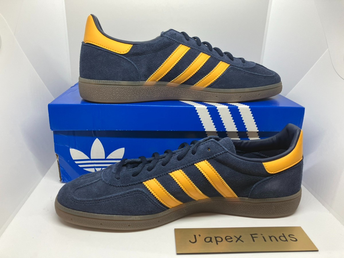 靴 Adidas handball spezial adidas Handball Spezial KJ5593 Night Indigo Crew Yellow Gum Men's