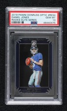 2019 Panini Donruss Optic Elite Series Rookies Daniel Jones PSA 10 GEM MT 16wc
