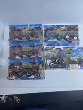 HIGE NEW LOT OF HOT WHEELS MONSTER JAM TRUCKS DIECAST 1/64 1:64