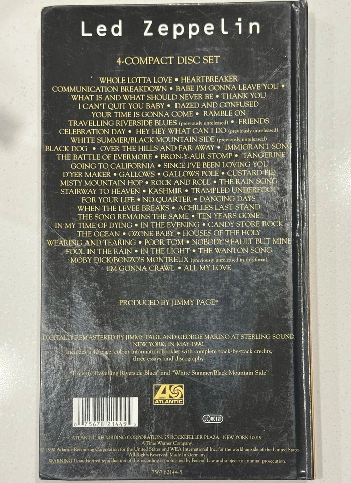 Led Zeppelin Remasters CD 4 Disc Edition - Image 4 of 4