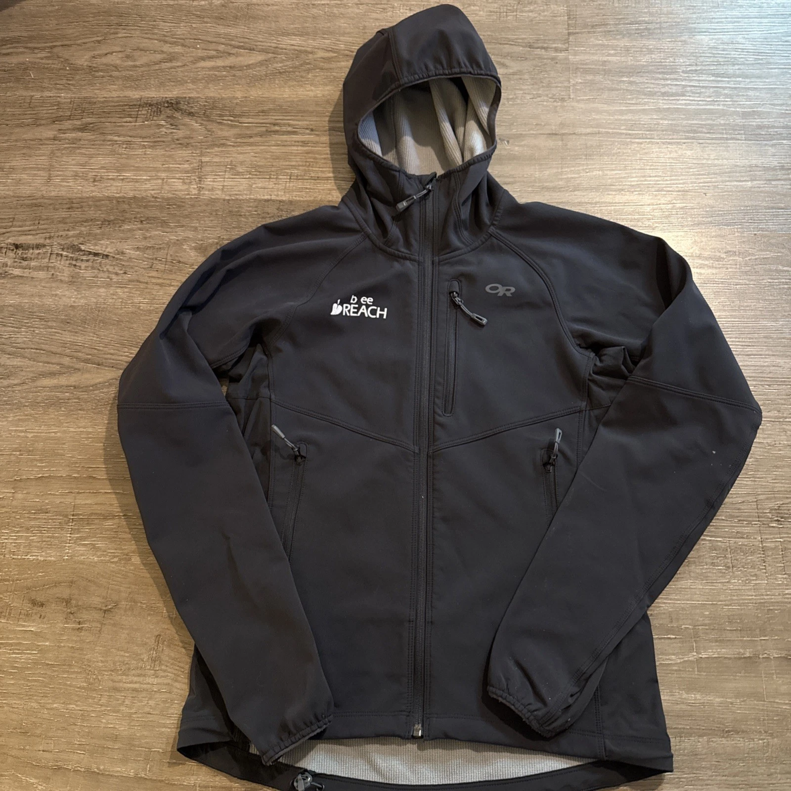 Outdoor Research Hooded Jacket Unisex Small Zippered W/3 Zippered Pockets Logo
Opens in a new window