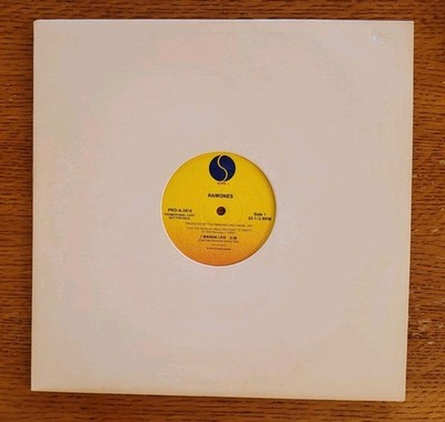 THE RAMONES PROMO I Wanna Live RARE 12'' US Press Sire Records EX/EX CLEAN HTF