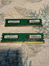 Samsung PC2-5300 DDR2 1GB Ram Module M378T2953EZ3-CE6 Set of 2