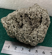 TOP Video herrlicher Pyrit 319g glitzernder Rohstein Heilstein Edelstein Deko