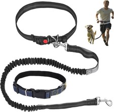 Joggingleine Hunde Mit Halsband: Bauchgurt Hundeleine,Freihändig 