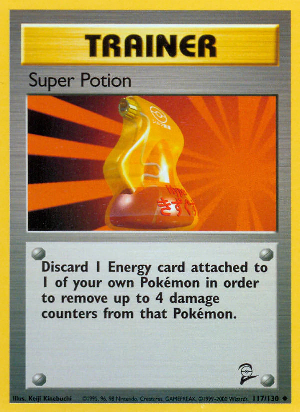 Super Potion 117/130 Uncommon | Base Set 2 | Pokemon Card