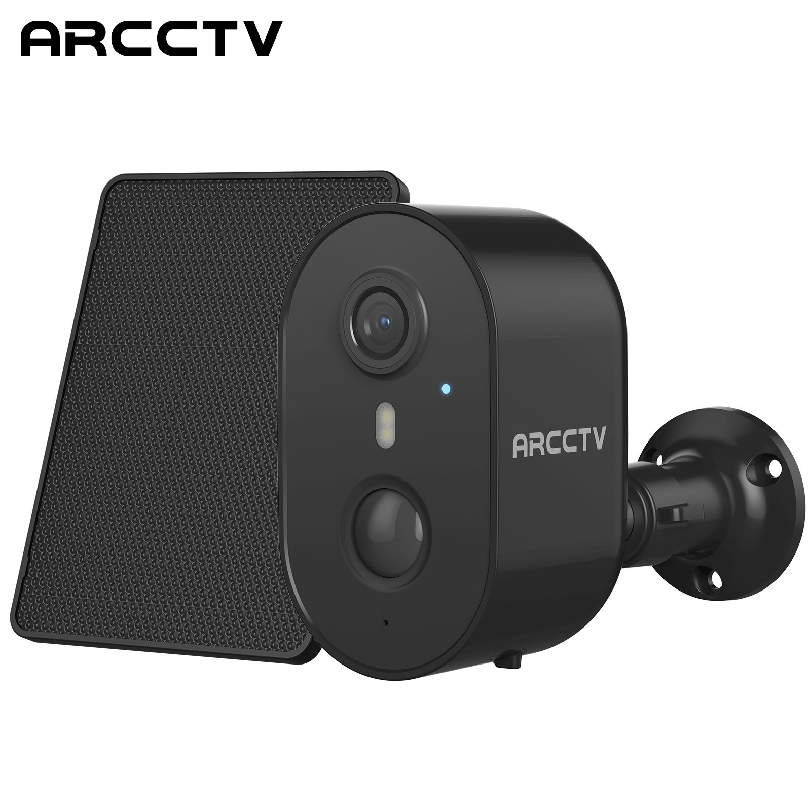 Arcctv 2k solar battery wifi security camera system outdoor wireless 2 way audio