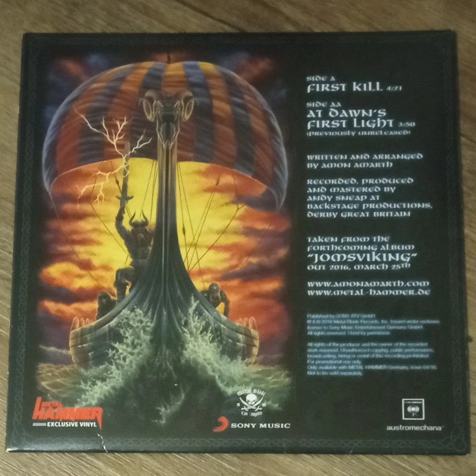 Amon Amarth 2x 7" singles - Bild 4 von 4