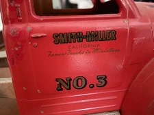 Vintage 36" SMITH MILLER USA Smitty SMFD No.3 Mack Hook & Ladder Fire Truck     