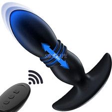Powerful Prostate Massager Telescopic Motor Male Waterproof Health