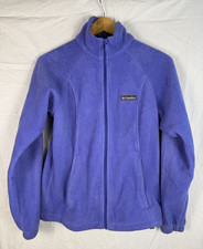 Columbia Fleece Full-zip Jacket Women's M Perwinkle Outdoor Hiking WL6439