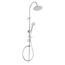 UNIVERSE ENSEMBLE DE DOUCHE BARRE COLONNE DOUCHE SET DOUCHETTTE ACIER INOX POMME