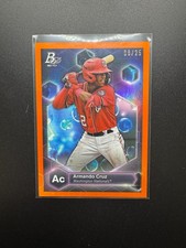 Armando Cruz 2022 Bowman Platinum #PE-24 Precious Elements Orange /25