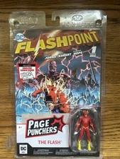 DC Page Punchers The Flash Flashpoint 1st Issue Comic w/ The Flash Figure - NEW