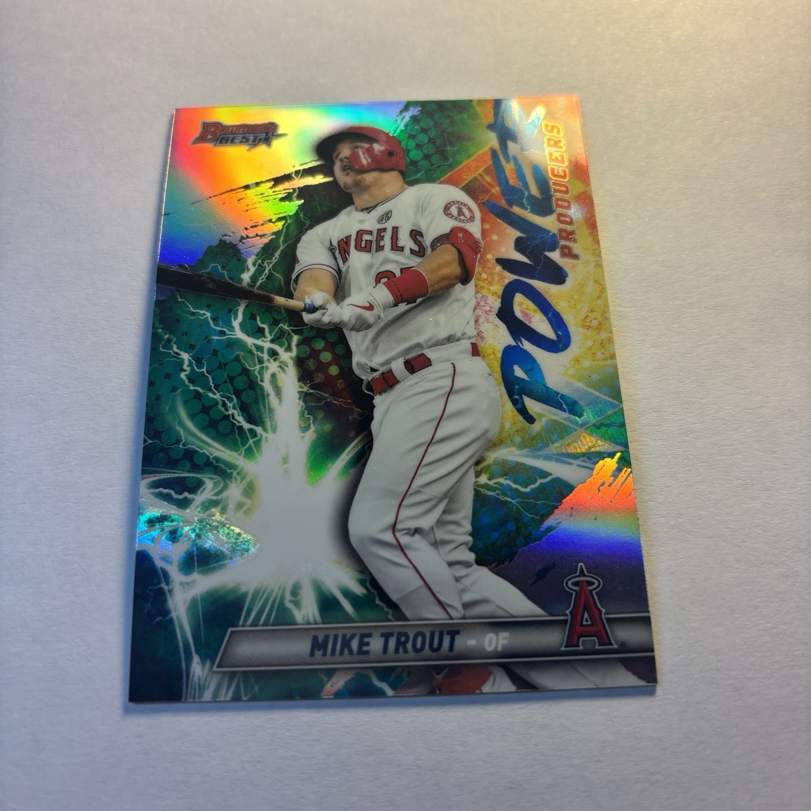 2019 Bowman's Best - Power Producers Mike Trout #PP-MT