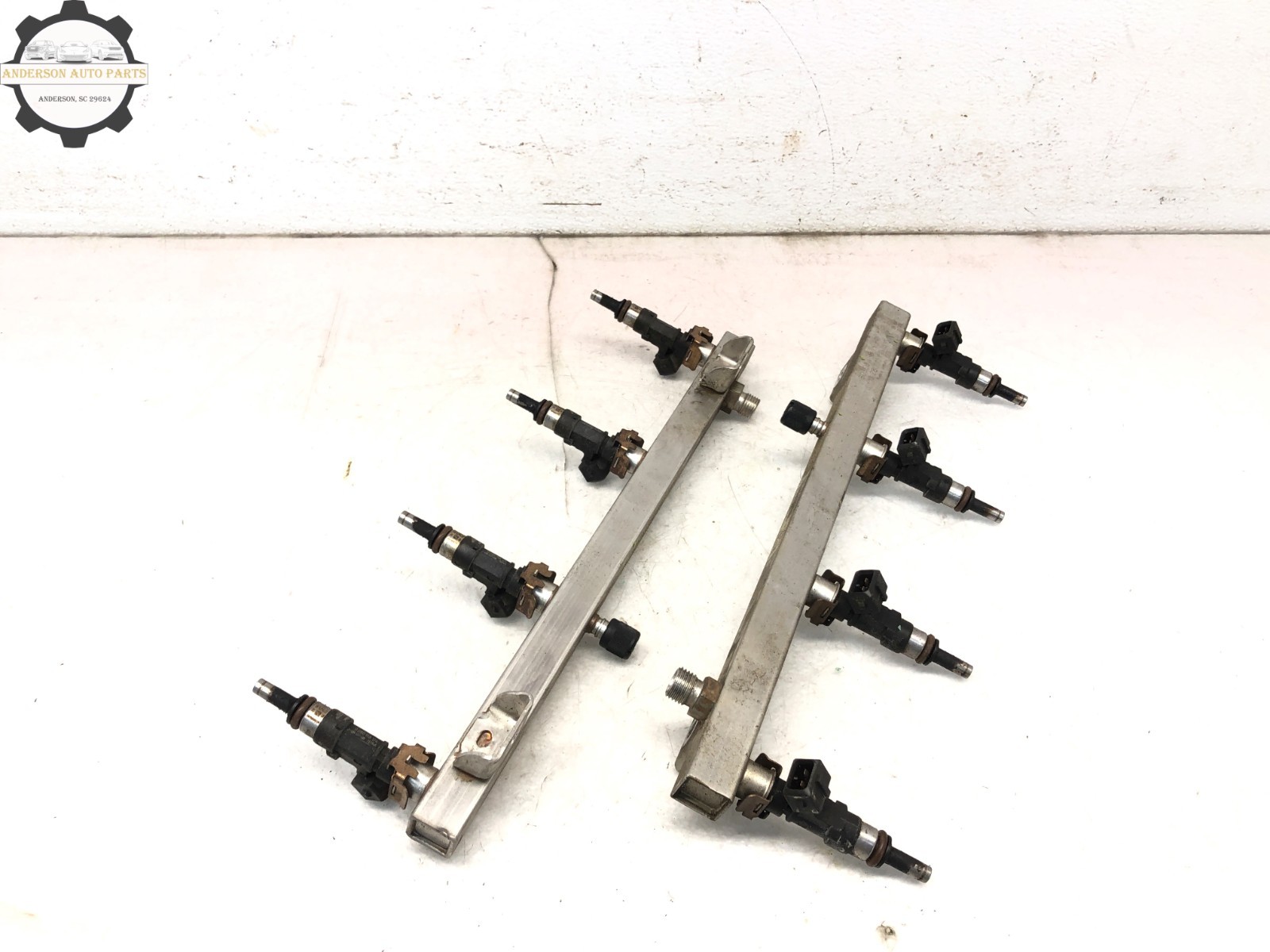 2004-2019 MASERATI GRANTURISMO M145 4.2L LEFT RIGHT FUEL RAIL LINE W/ INJECTORS