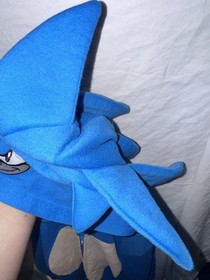 Sonic the Hedgehog Hooded Zip-Up Costume Suit Blue/Beige Polyester kids Size M