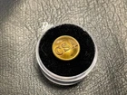 civil War Confederate Button, CSA small vest or Kepi "treble richstandard"