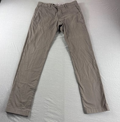 NN07 No Nationality Theo Khakis Mens 29x32 Beige Pants Slacks Chinos Preppy Tan