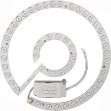 LED Close to Ceiling Flush Mount Fan Fandelier Retrofit Light Kit 36W