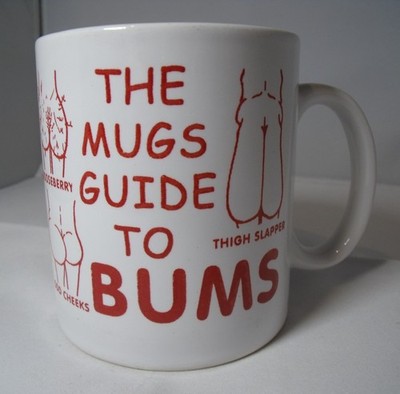 The Mugs Guide To Bums Neuheit Geschenk Keramik Kaffee Tee Becher frecher Spaß