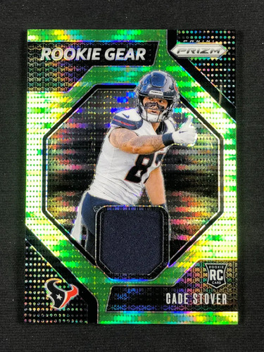 2024 Panini Prizm Rookie Gear Green Pulsar Prizm #RG-CSR Cade Stover (RC) YT92