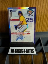 2025 Panini Prospect Edition Chase Shores #52 Prizm Auto /125 Los Angeles Angels
