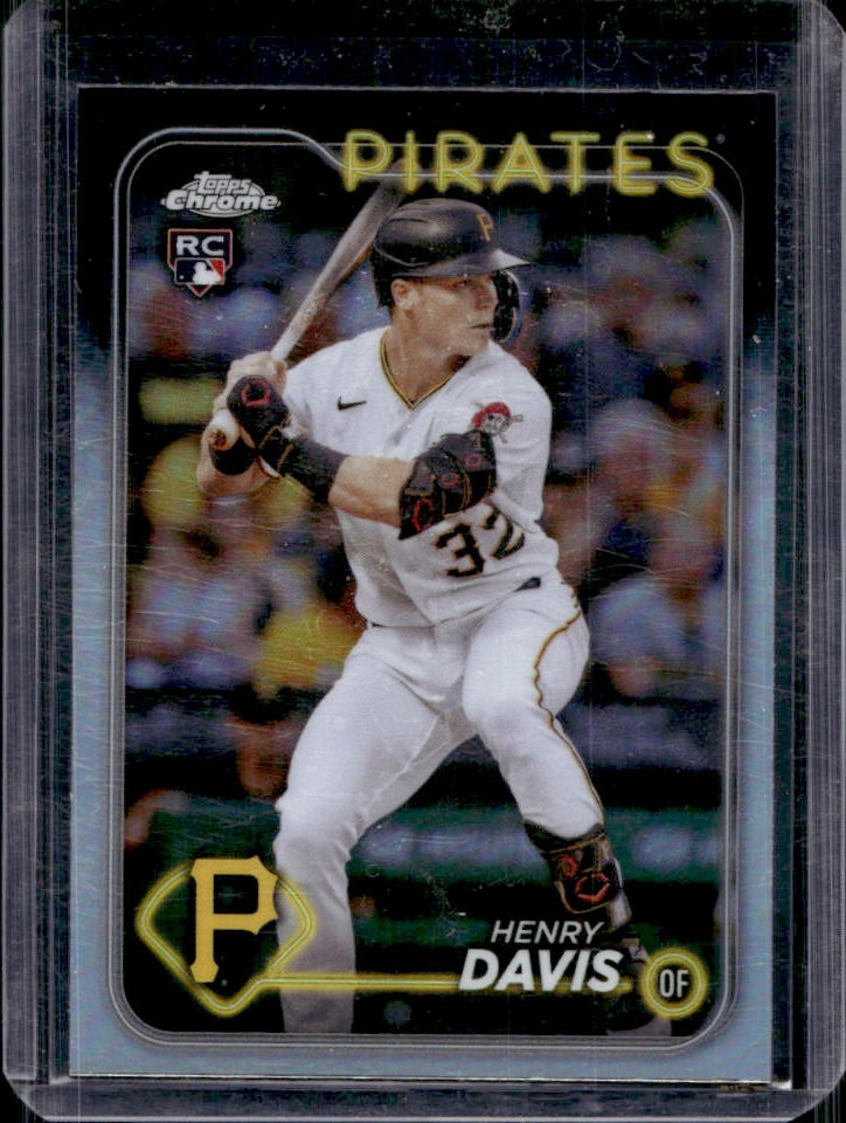 2024 Topps Chrome Henry Davis RC Refractor Rookie #260 Pirates