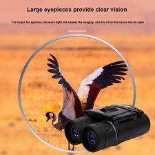 100x22 HD Binoculars Monocular Long Range Folding Mini Telescope Portable BAK4 F