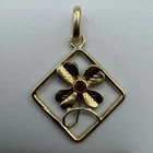 Small Antique "4-Leaf Clover" Pendant - 18K Gold