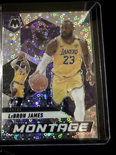 2024-25 Panini Mosaic #19 LeBron James Montage Fast Break Disco Lakers