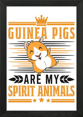 Meerschweinchen Nager Haustier Gerahmtes Wandbild Poster Leinwanddruck Bild