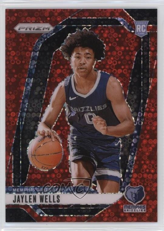 2024-25 Panini Prizm Fast Break Red 89/100 Jaylen Wells #239 Rookie RC 0n64
